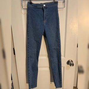 High rise jeans